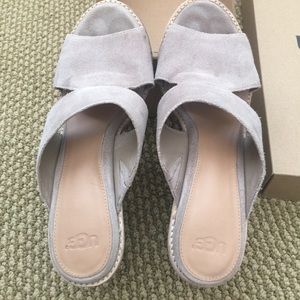 Ugg suede Celia sandals.